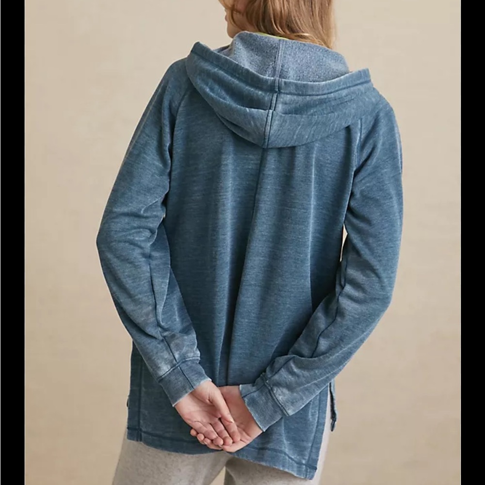 Blue Hooded Sweatshirt
